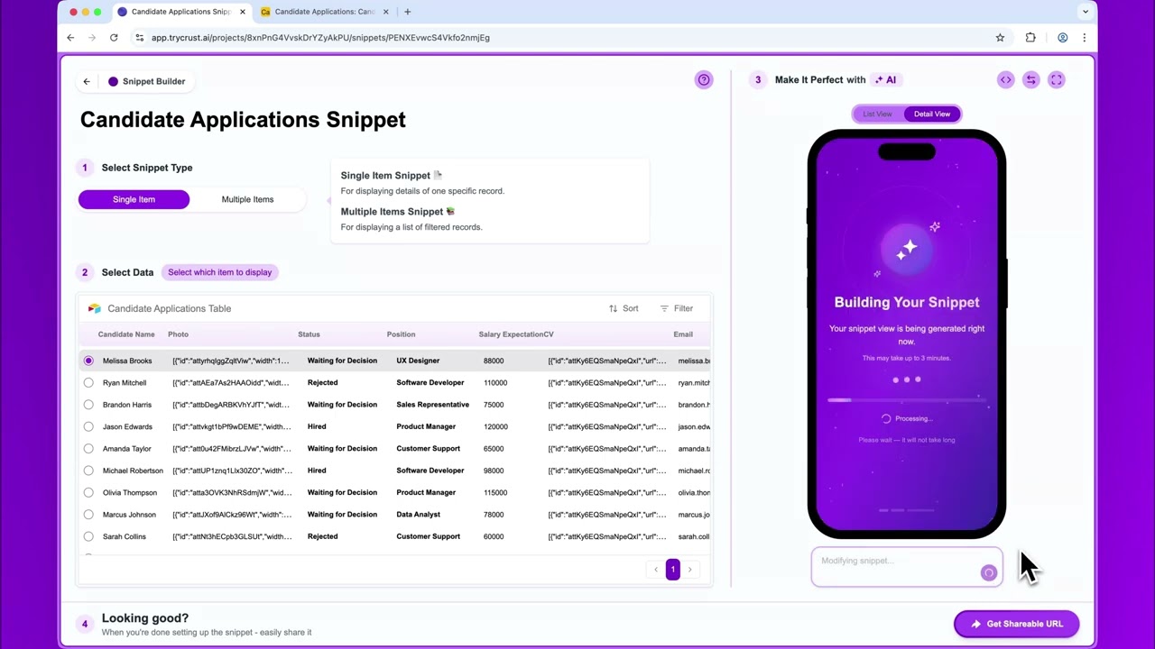 Modifying UI & Adding Interactive Elements