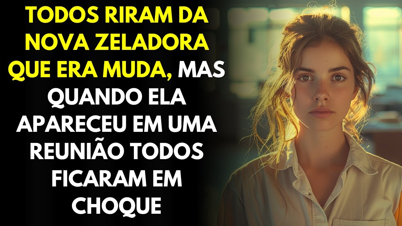 Todos Riram Da Nova Zeladora Que Era Muda, Mas Quando Ela Aparece Na Reunião Todos Ficaram Chocados