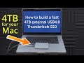 How To Build The Fastest External Thunderbolt 4 USB4 SSD For Your M1 M2 M3 Apple Silicon Mac MacBook