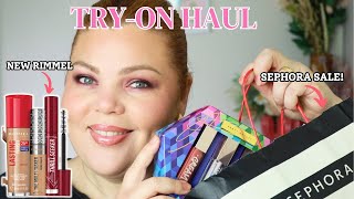 Try-On Haul | Sephora Sale & NEW Rimmel Lasting Finish Collection