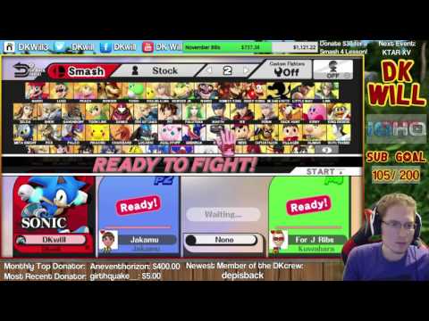 DKcrew Tournament #3 - Jakamu (ZSS) vs TheMatrix64 (Donkey Kong) SSB4