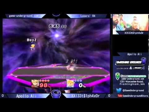 SM Project M at GU: XXl33t$1ph4x0r (Lucas) vs Apollo Ali (Link)