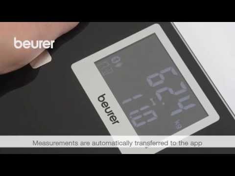 Svarstyklės Weighing scale diagnostic Beurer BF 700 (juodos spalvos) video