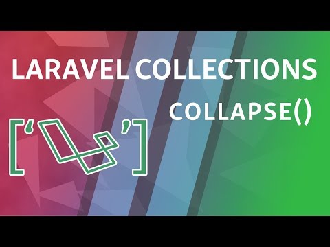 collapse | Laravel Collections