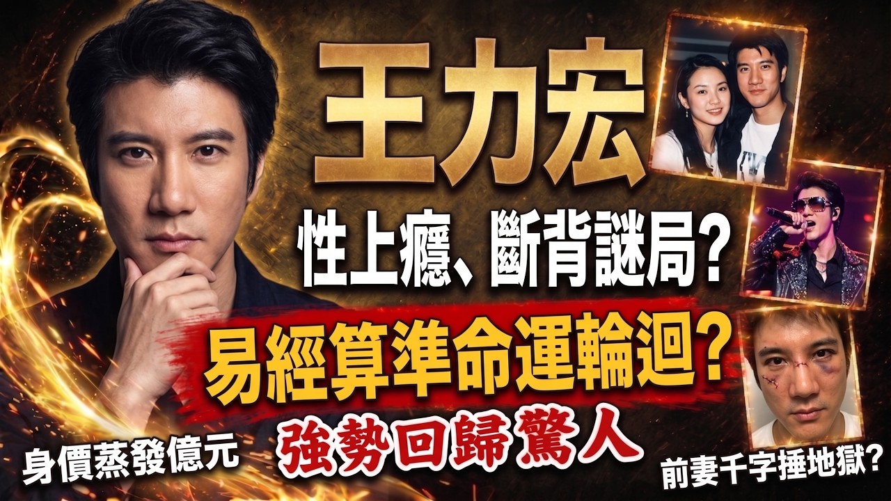 💥16歲食初夜、婚內性上癮？捲入「男男」斷背疑雲！被前妻打落地獄嘅王力宏，點解縫39針仲可以狂吸30億？😱#食花生 #娛圈秘聞 #王力宏 #蕾神之鎚 #香港人睇八卦 #娛樂八卦 #八卦新聞 #極限