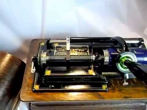 Edison Home Cylinder Phonograph Demo