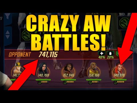 741k H4H & Other Amazing AW Battles - MARVEL Strike Force - MSF
