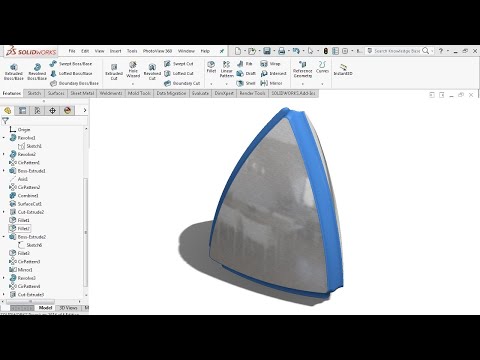 Surface Modeling Beginners Study - SolidWorks Tutorials