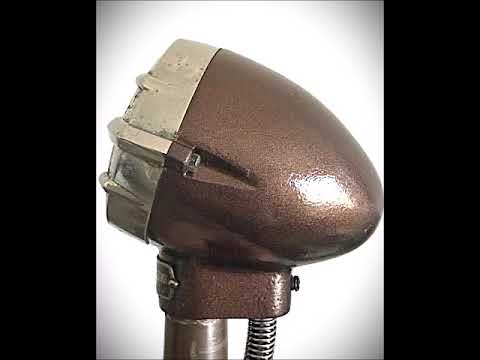 Vintage 1930's Astatic Model A Brown Bullet Microphone, restored, works great! image 9