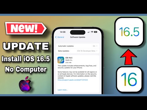 🔥New Update How to install iOS 16.5 RC2 no Computer Released | Updated iOS 16.5 is out now✅