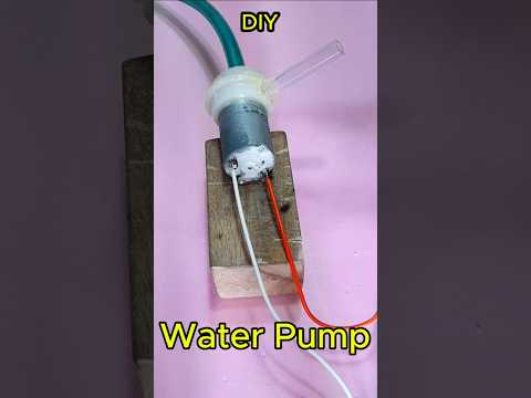 Diy Make Mini Motor Water Pump #waterpump #diy #dcmotor