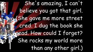 McFly - That Girl (Lyrics)