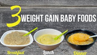 3 Baby foods |Weightgain Food For 8-12+ month Babies |Oats Dates Banana/Potato Egg Rice/Carrot Dates
