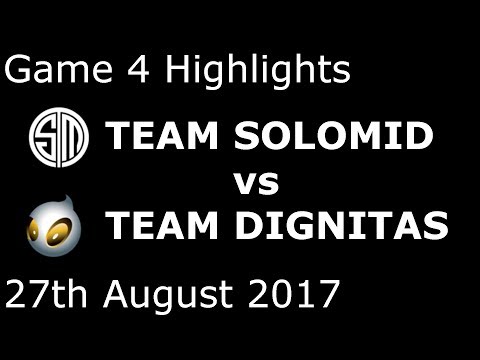 TSM vs DIG Game 4 Highlights 2017 NALCS SUMMER SPLIT PLAYOFFS SEMIFINAL #2