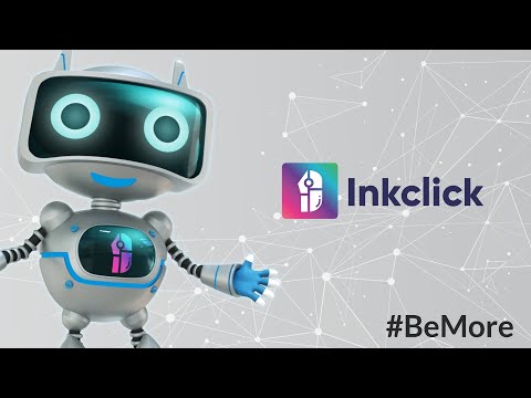 Inky, the Inkclick mascot — Inkclick