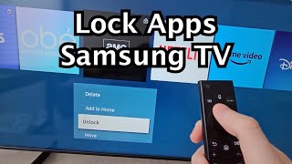 How to Lock Apps on Samsung Smart TV!