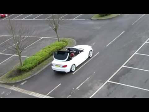 BMW 1 Series 2 0 118i M Sport Convertible 2dr Roof on the move