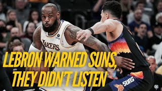 LeBron Warned The Suns But They Wouldn't Listen by Lakers Nation