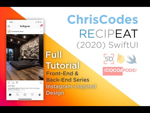(2020) SwiftUI Full Stack Tutorial - Instagram-Inspired Social Recipe App - Part 13