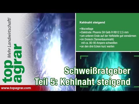Tutorial Videoratgeber - Schweißen mit Christoph - Teil 5: Kehlnaht steigend