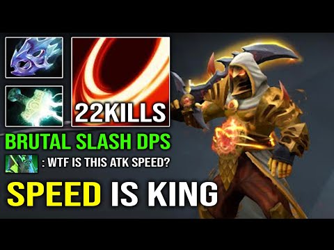 SPEED IS KING 1st Item Mjollnir Pro Juggernaut Crazy Slash 100% Deleted Everything Dota 2