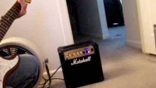 Video thumbnail for Marshall MG10CD Combo Practice Amp Demo by bub2010