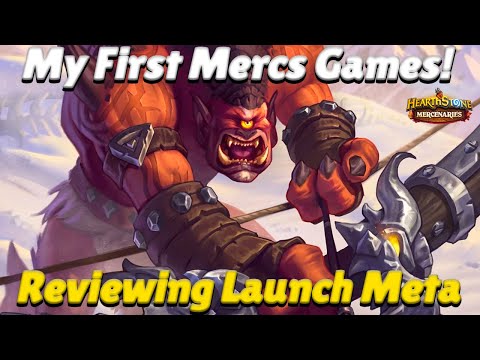 My First Mercenaries Games! Reviewing Launch Meta! - Hearthstone Mercenaries Meta Rewind