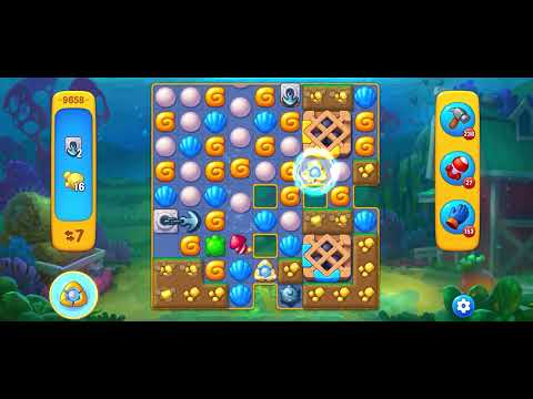 Fishdom level 9658 no boosters フィッシュダム ノーマル