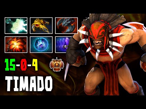 TIMADO - BLOODSEEKER - 15/0/4 - Dota 2 Full Gameplay