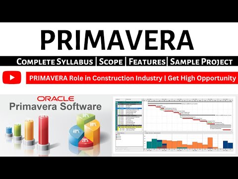 Primavera P6 Oil Gas Project Tutorial Full Planning Engineer Project