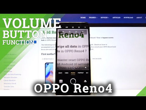 How to Change Camera Volume Key in OPPO Reno4 - Set Up Volume Shutter