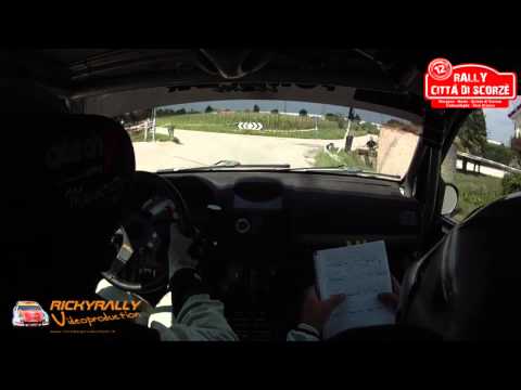 CAMERA-CAR COMICO FRIGATO - BARISON | 12° RALLY CITTA' DI SCORZE' 2015 SHAKEDOWN  [IN ENGLISH]