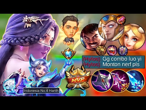 How To Fight Meta Solid HEAL SLOW CROWD CONTROL | Luo Yi Top 1 Global 2022 Gameplay - Mobile Legends