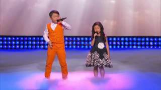 Jeffrey Li, Celine Tam - You Raise Me Up (Live on Little Big Shots)
