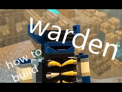 Easy Lego Minecraft Warden build tutorial