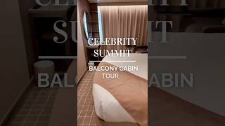 Come check out a balcony cabin on Celebrity Summit with us. ✨ #cruise #shorts