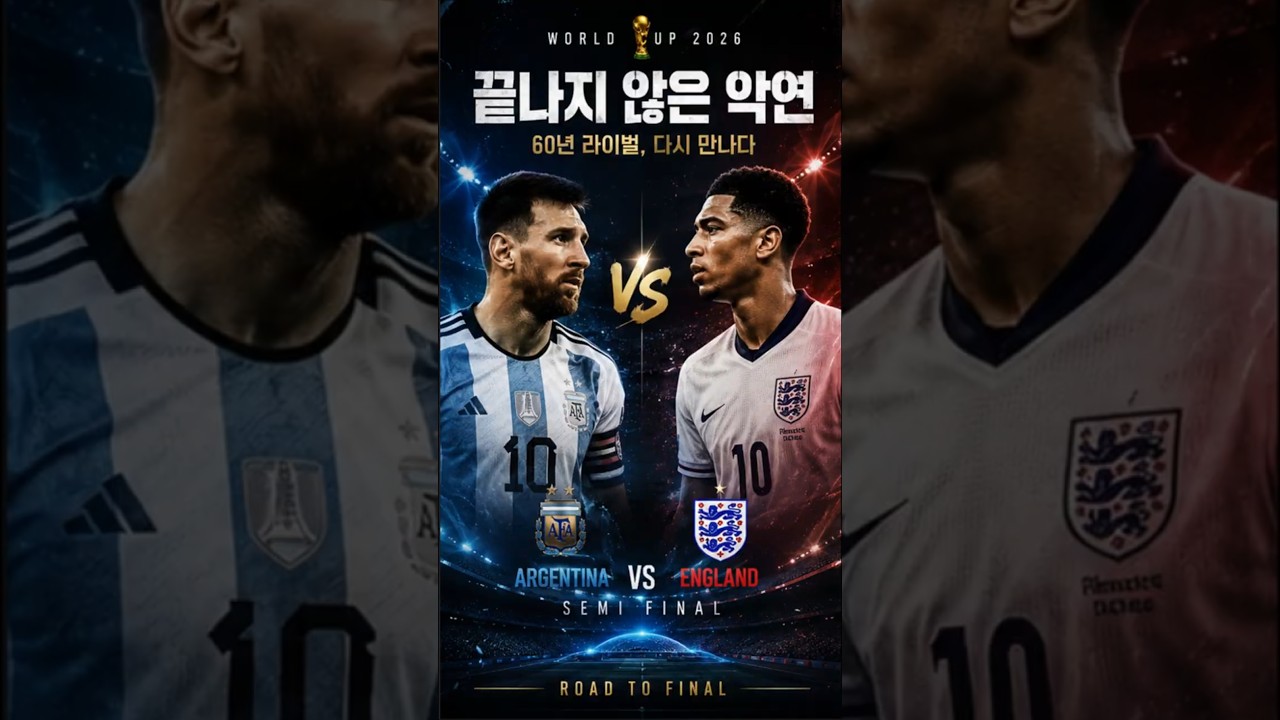 월드컵4강 아르헨티나 VS 잉글랜드 프리뷰!아르헨티나 잉글랜드의 악연! 월드컵 하이라이트 #북중미월드컵 #아르헨티나잉글랜드 #worldcupsemifinal #메시 #케인 #벨링엄