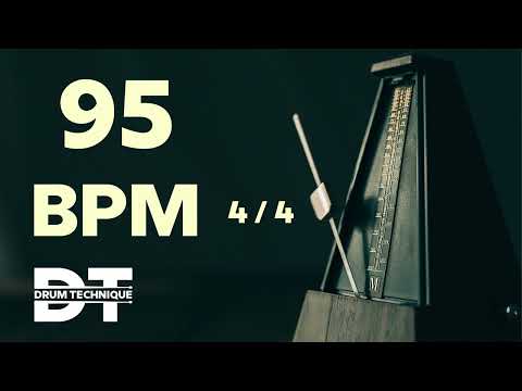 95 BPM ONLINE METRONOME 4/4 cowbell sound #meditation #relaxing #study