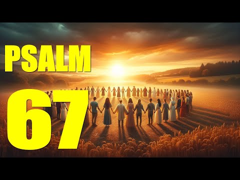 Psalm 67 Reading:  May God Cause His Face to Shine on Us (With words - KJV)
