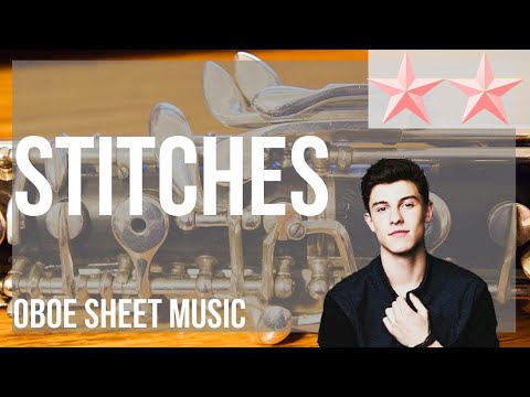 SUPER EASY Oboe Sheet Music: How to play Stitches by Shawn Mendes