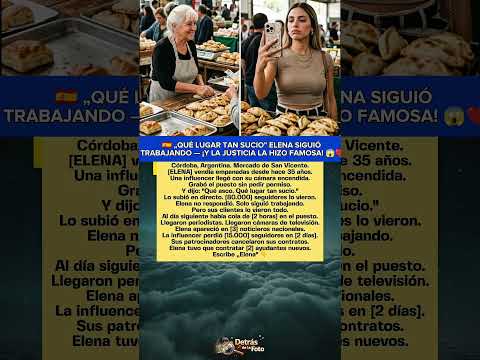 🇪🇸 „QUÉ LUGAR TAN SUCIO" ELENA SIGUIÓ TRABAJANDO — ¡Y LA JUSTICIA LA HIZO FAMOSA! 😱❤️