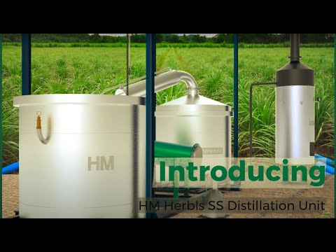 Ss steam distillation unit for lemongrass , citronella, palm...