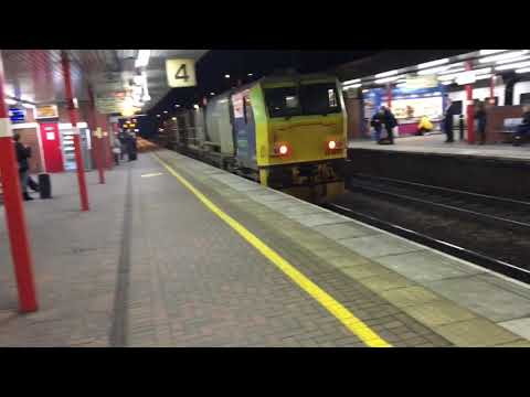 Trains at Wigan northwestern 29th November 2019 NIGHT session