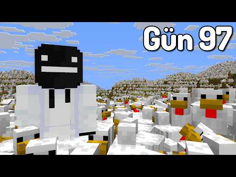 Minecraft 100 Günde 1.000.000 Tavuk Yapabilir miyim?