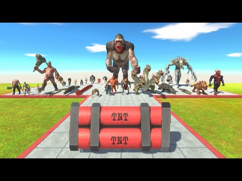 WHO IS MOST RESISTANT TO TNT - ( Animal Revolt Battle Simulator )