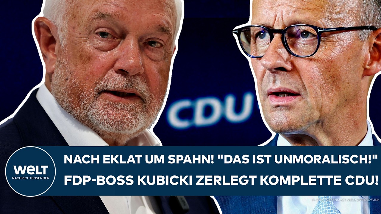 WOLFGANG KUBICKI: Nach Eklat um Spahn! "Das ist unmoralisch!" FDP-Boss zerlegt die komplette CDU!