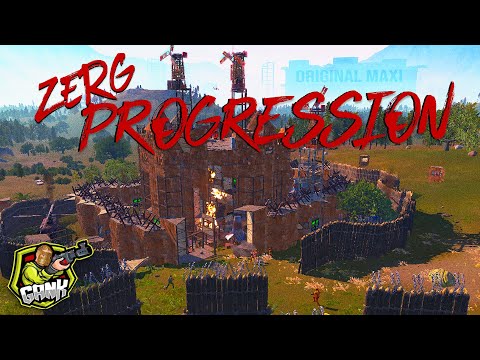 Rust Zerg Progression | How We RAIDED EVERY CLAN On WIPE DAY VITAL EU MAIN