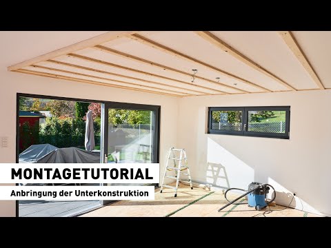 LIGNO® Akustik home - Tutorial zur Montage der Unterkonstruktion