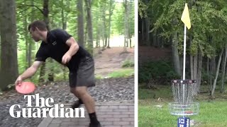 Disc golfer throws 530ft hole in one