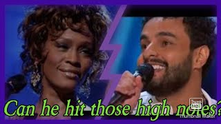 Man does Whitney Houston proud